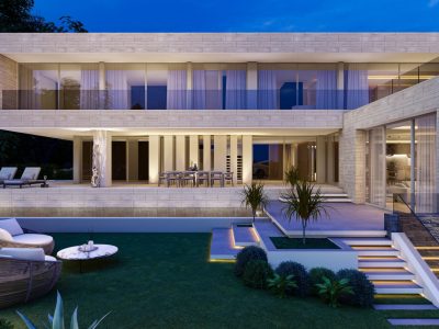 Modern Style Villa for Sale in Prestigious Gated Community, Golden Mile, Marbella