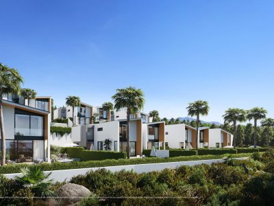 Moderne villa's te koop met zeezicht in Oost-Marbella
